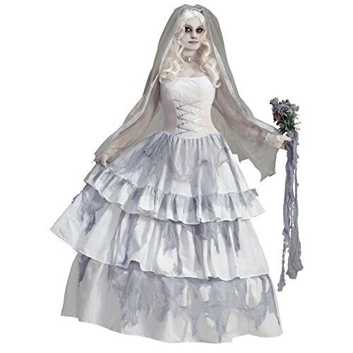  할로윈 용품Forum Novelties Womens Deluxe Victorian Ghost Bride Costume