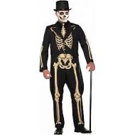 Forum Novelties Forum Mens Skeleton Suit Formal Attire with Jacket and Pants
