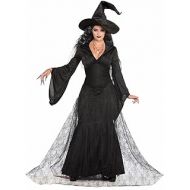 할로윈 용품Forum Novelties Forum Womens Black Mist Witch Costume, Multi/Color, Medium/Large