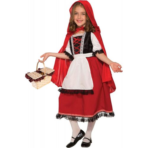  할로윈 용품Forum Novelties Childs Deluxe Little Red Riding Hood Costume, Medium