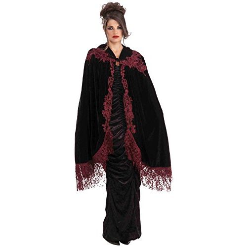  할로윈 용품Forum Novelties Womens 45-Inch Velvet Lace Vampiress Cape