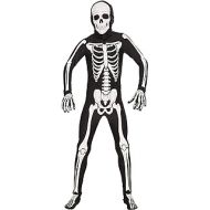 할로윈 용품Forum Novelties Im Invisible Costume Stretch Body Suit, Skeleton, Child Large