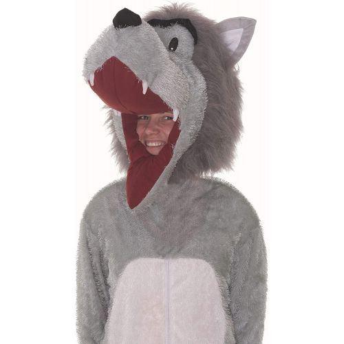  할로윈 용품Forum Novelties Mens Storybook Big Bad Wolf Plush Mascot Costume