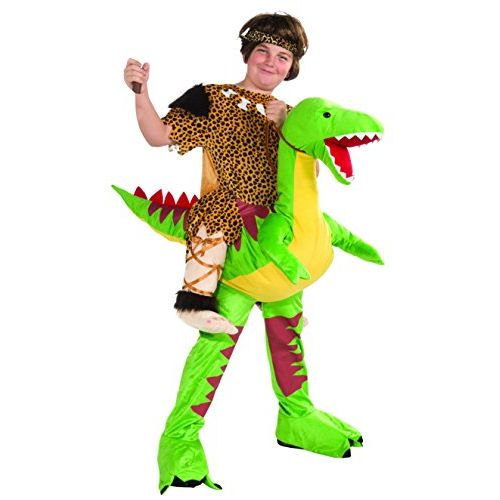  할로윈 용품Forum Novelties Childrens Dino and Cave Boy Rider Costume