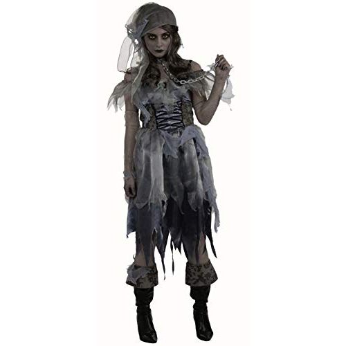  할로윈 용품Forum Novelties Pirate Wench Zombie Ghost Caribbean Girl Fancy Dress Halloween Adult Costume