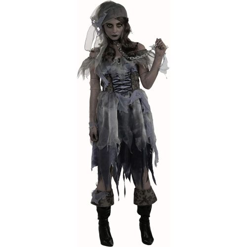  할로윈 용품Forum Novelties Pirate Wench Zombie Ghost Caribbean Girl Fancy Dress Halloween Adult Costume