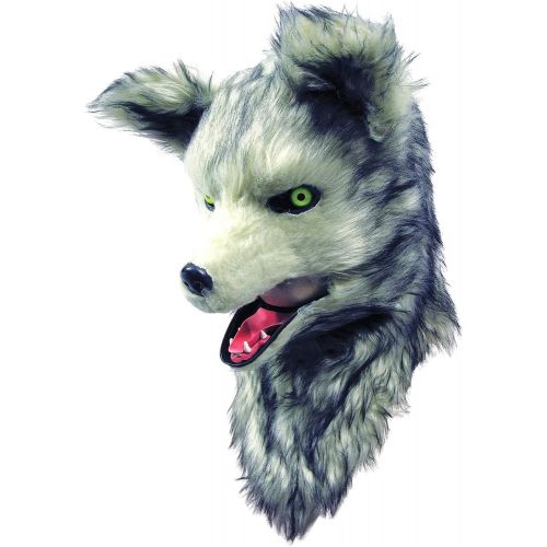  Forum Novelties Moving Mouth Mask - Wolf