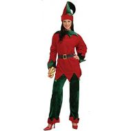 Forum Novelties Unisex Plus-Size Deluxe Helper Santa Elf Costume