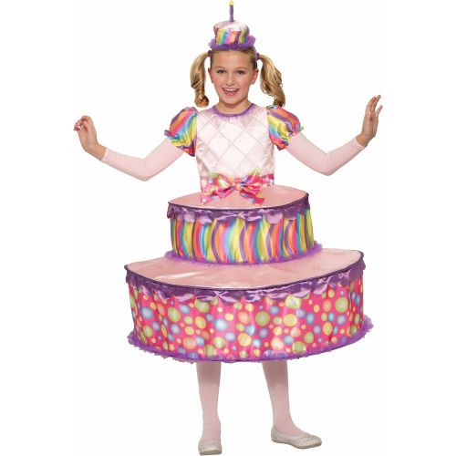  Forum Novelties Kids Birthday Cake Costume, Pink, Medium