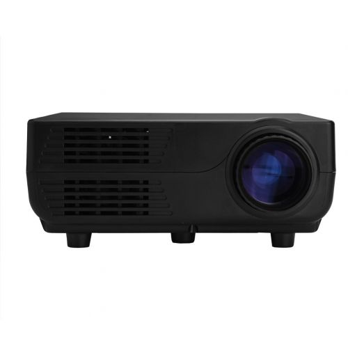  Fosa fosa Video Projector, 19201080P Mini Projector 150ANSI LM Portable Project with Speaker Home Theater(Black)