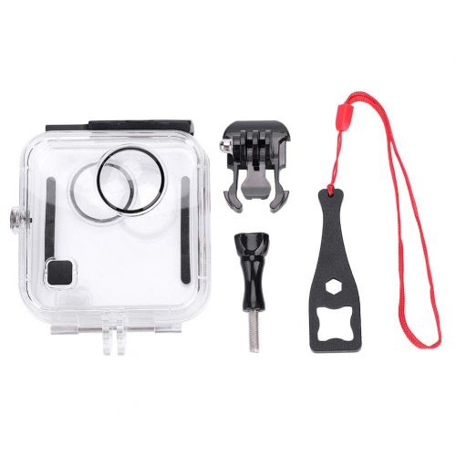  Fosa fosa Waterproof Housing Case for GoPro Fusion, Underwater Diving 45m Protective Cover Shell with Bracket Accessories for GoPro Fusion Action Camera