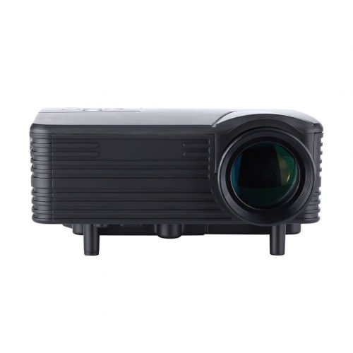  Fosa 480x320pixels 1080P Mini Projector Home Use 100 LM Home Theater Multimedia(Black)