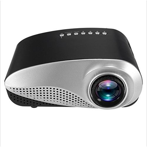  Mini Projector,Fosa LED Portable Projector Home Theater with USBSDAVHDMI Input Support PC Tablet Smartphone for Video Image Movie Game, Great Video Projector for Party and Campi