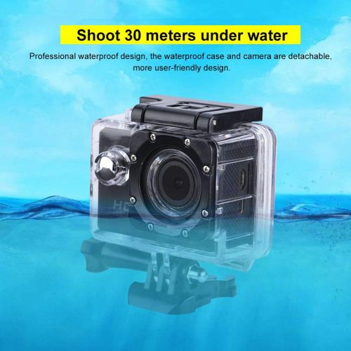  Fosa fosa WiFi Action Camera Waterproof Cameras, HD 1080P Diving Camera Underwater 30m98FT Camcorder with Kinds of Mounting Accessories for Motorcycle, Bike, Helmet, Car, Ski and Vacat