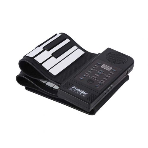  Fosa fosa Portable 61-Keys Roll up Soft Silicone Flexible Electronic Digital Music Keyboard Piano New