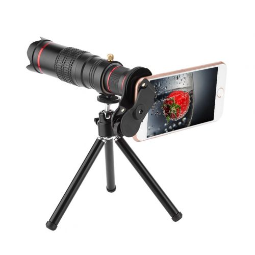  Fosa fosa Phone Zoom Lens Universal 22X Phone Telephoto Telescope Phone Zoom Camera Lens 4K HD with Mini Tripod for iPhone Samsung Huawei Smartphones