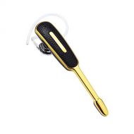 Foshin 1 Set Wireless Bluetooth Handsfree Sports Headphone Stereo General Phone Headset (Black Gold)