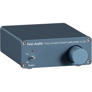 Fosi Audio V1.0G 2 Channel Class D Mini Stereo Amplifier for Home Speakers TPA3116 50W x 2 with Power Supply