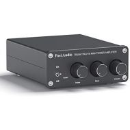 [아마존베스트]2 Channel Stereo Audio Amplifier Receiver Mini Hi-Fi Class D Integrated Amp 2.0CH for Home Speakers 100W x 2 with Bass and Treble Control TPA3116(with Power Supply) - Fosi Audio TB