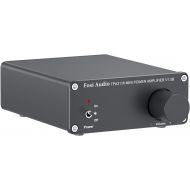 [아마존베스트]2 Channel Amplifier Stereo Audio Amp Mini Hi-Fi Class D Integrated TPA3116 Amp for Home Speakers 50W x 2, with 19V 4.74A Power Supply - Fosi Audio V1.0B Black