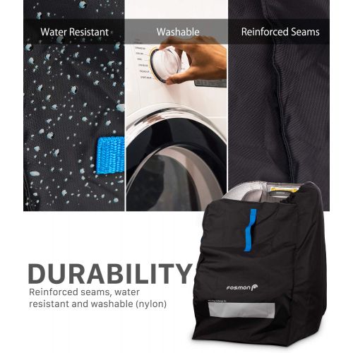  [아마존 핫딜]  [아마존핫딜]FOSMON Fosmon Car Seat Travel Bag for Airplane, Nylon Backpack Style, Reinforced Seams Padded Adjustable...