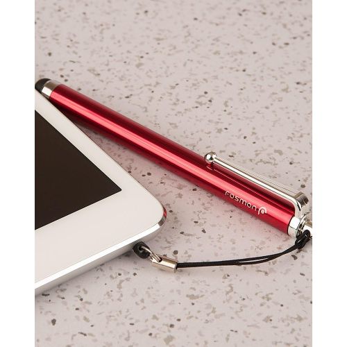  Fosmon Trio Capacitive Stylus in Black, Silver and Red for Kindle Fire, Kindle Paperwhite and other Touchscreen Devices