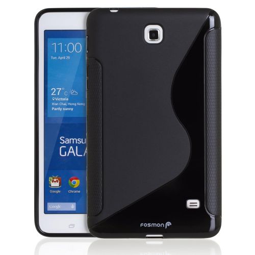  Fosmon Galaxy Tab 4 7.0 Slim Fit Cover [DURA-S] Snap On Case for Samsung Galaxy Tab 4 7-Inch Tablet (Black)