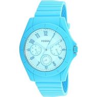Fossil Mens Poptastic FS5287 Blue Rubber Japanese Quartz Dress Watch by Fossil