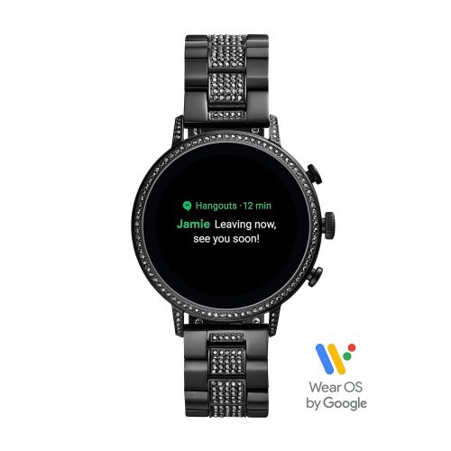 파슬 Fossil Womens Gen 4 Venture HR Stainless Steel Touchscreen Smartwatch with Heart Rate, GPS, NFC, and Smartphone Notifications