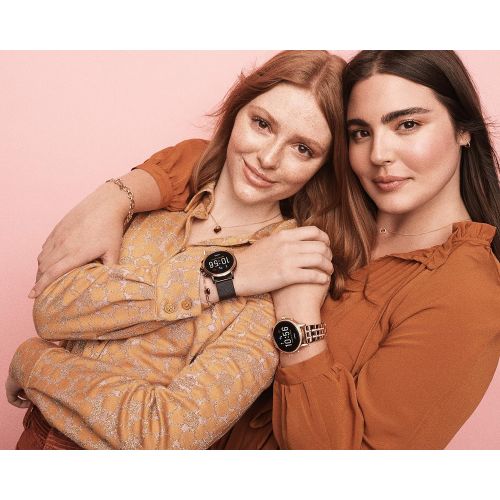 파슬 Fossil Gen 5 Julianna Stainless Steel Touchscreen Smartwatch with Speaker, Heart Rate, GPS, NFC, and Smartphone Notifications