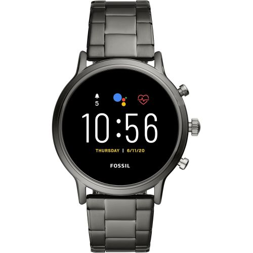 파슬 Fossil Gen 5 Carlyle Stainless Steel Touchscreen Smartwatch with Speaker, Heart Rate, GPS, Contactless Payments, and Smartphone Notifications