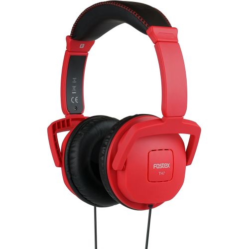  [아마존베스트]Fostex USA Fostex TH7 Stereo Headphones, 40mm Drivers, Closed-Back, Carmine Red, (TH-7RD)