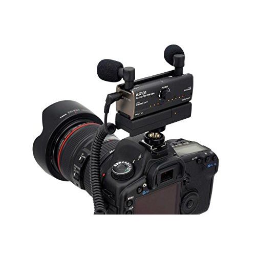  Fostex USA Fostex AR101L Audio Interface with Dedicated Battery Pack for iPhone, DSLR Camera and PC