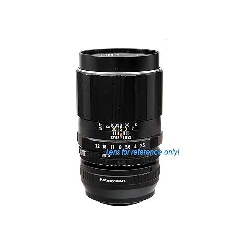  Fotasy Adjustable M42 Lens to Fuji X Adapter, 42mm Screw Mount Lens to X Mount Adapter Compatible with Fujifilm X-Mount X-Pro1 X-Pro2 X-E1 X-E2 X-E3 X-A5 X-M1 X-T1 X-T2 X-T3 X-T10 X-T20 X-T30 X-H1