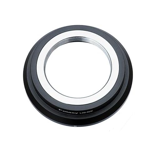  Fotasy Adjustable Leica M39 Lens to Nikkor Z Mount Adapter, M39 Z Adapter, fits Leica 39mm LTM M39 Lens, Compatible with Nikon Mirrorless Camera Z5 Z30 Z50 Z6 Z7 Z6 II Z7 II Z9 z FC