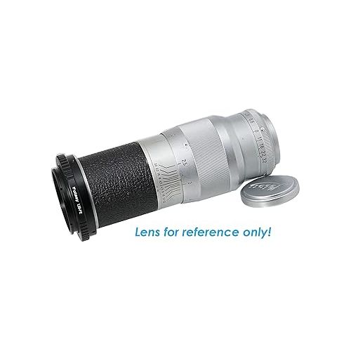  Fotasy Adjustable Leica M39 / L39 / LTM/ 39MM Screw Mount Lens to Sony E-Mount Camera Adapter, fits Sony a6500 a6300 a6000 a5100 a5000 a3500 a3000