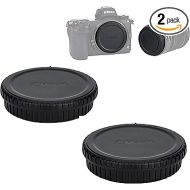 (2 Pack) JJC Z Mount Body Cap & Rear Lens Cap Set, Z-Mount Lense Rear Cap, Body Sensor Protective Cover, Compatible with Nikon Z Mirrorless Camera Z5 Z30 Z50 Z6 Z7 Z6 II Z7 II Z9 z FC