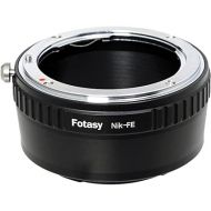 Fotasy Manual F Mount Lens to E-Mount Adapter, NK E Mount Adapter, Compatible with Nikon F Lens Sony a7 a7R a7s II III IV a9 a7c Alpha 1 a6600 a6500 a6400 a6300 a6100 a6000 a5100 a5000 a3500 ZV-E10