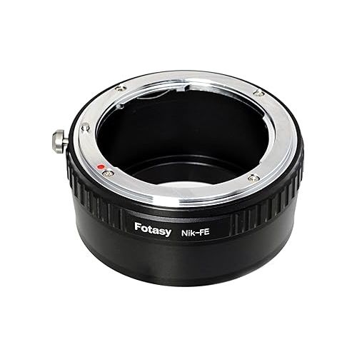  Fotasy Manual F Mount Lens to E-Mount Adapter, NK E Mount Adapter, Compatible with Nikon F Lens Sony a7 a7R a7s II III IV a9 a7c Alpha 1 a6600 a6500 a6400 a6300 a6100 a6000 a5100 a5000 a3500 ZV-E10