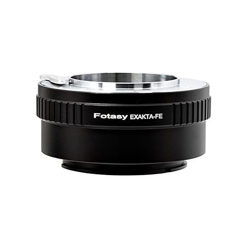  Fotasy Exakta Lens to E Mount Adapter, Exakt to FE, Auto Topcon Lens E Mount Adapter, Compatible with Sony a7 a7R a7s II III IV a9 a7c Alpha 1 a6600 a6500 a6400 a6300 a6100 a6000 a5100 a5000 ZV-E10