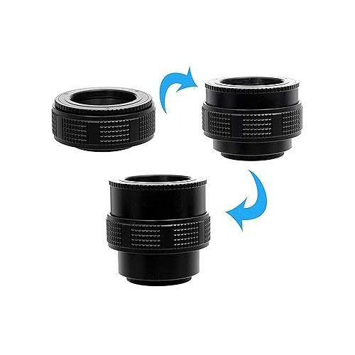  Fotasy 25-59mm M42 to M42 Lens Macro Helicoid Adapter, 42mm Focusing Helicoid Extention Tube, 25mm to 59mm, 24mm Max Movement, fits M42 Screw Mount Lens