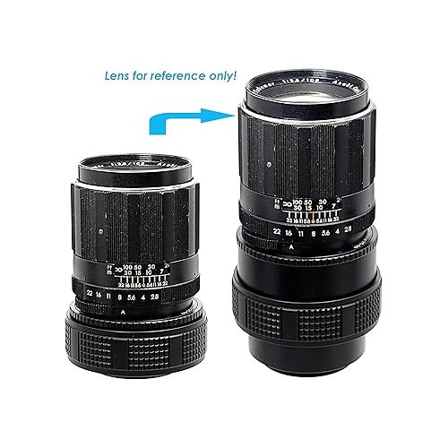  Fotasy 25-59mm M42 to M42 Lens Macro Helicoid Adapter, 42mm Focusing Helicoid Extention Tube, 25mm to 59mm, 24mm Max Movement, fits M42 Screw Mount Lens