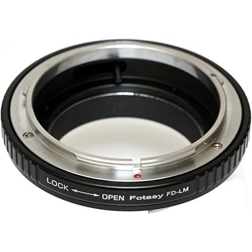  Fotasy Canon FD/FL Lens to Leica M Mount Camera Adapter, fits Leica M9, M8, M7, M6, M5, M4, M3, M2, Ricoh GXR Mount A12