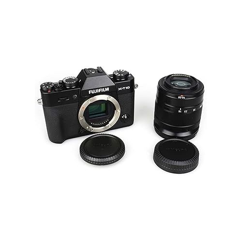  (2 Pack) Fuji X Mount Lens Rear Cap, X Mount Body Cover, Camera Sensor Protective Cap, Compatible with Fujifilm X-Pro2 X-Pro3 X-E3 X-E4 X-T1 X-T2 X-T3 X-T4 X-T10 X-T20 X-T30 X-T30II X-T100 X-H1 X-H2