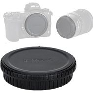 JJC Z Mount Body Cap & Rear Lens Cap Set, for Nikkor Z Lens, Z-Mount Lense Rear Cap, Body Sensor Protective Cover, Compatible with Nikon Z Mirrorless Camera Z5 Z30 Z50 Z6 Z7 Z6 II Z7 II Z9 z FC