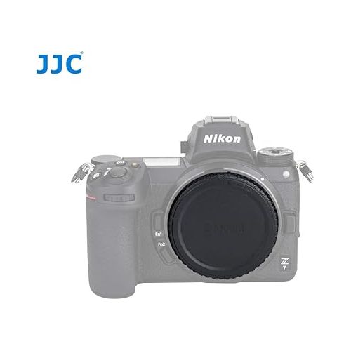  JJC Z Mount Body Cap & Rear Lens Cap Set, for Nikkor Z Lens, Z-Mount Lense Rear Cap, Body Sensor Protective Cover, Compatible with Nikon Z Mirrorless Camera Z5 Z30 Z50 Z6 Z7 Z6 II Z7 II Z9 z FC