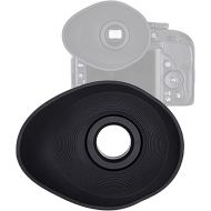 JJC ES-A6300 Large Eyecup Eyepiece for a6300 a6000, Ergonomic Oval Shape Soft Silicone, 360º Rotatable, a6300 Eye Cup, a6000 Eyecup, a6300 Eye Piece, Compatible with Sony a6300 a6000 NEX-6 NEX-7