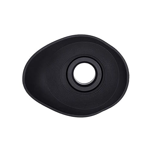  JJC ES-A6300 Large Eyecup Eyepiece for a6300 a6000, Ergonomic Oval Shape Soft Silicone, 360º Rotatable, a6300 Eye Cup, a6000 Eyecup, a6300 Eye Piece, Compatible with Sony a6300 a6000 NEX-6 NEX-7