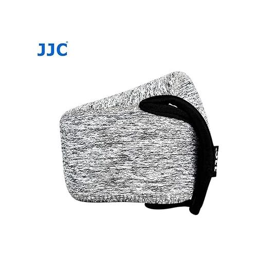  JJC Dark Gray Neoprene Mirrorless Camera Pouch Case Bag, Ultra Lightweight Elastic Comfortable, Z50 Case, Z FC Pouch, Water Resistant, 143x120x110mm, Compatible with Nikon Z50 / Z FC+ 16-50mm Lens