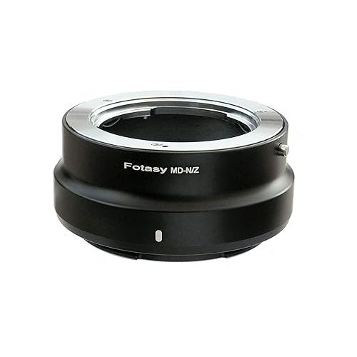  Fotasy Minolta MD MC SR Lens to Nikkor Z Mount Adapter, MD to Z Adapter, fits Minolta MD MC Rokkor Lens, Compatible with Nikon Z Mount Mirrorless Camera Z 30 Z 50 Z 5 Z 6 Z 7 Z 6II Z 7II z fc Z 9